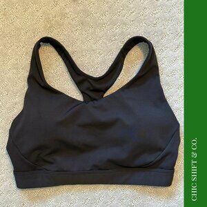 Athleta | Sleek Support Sports Bra  | Black | S